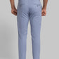 Men Green Lrt Fit Solid Cotton Blend Trouser