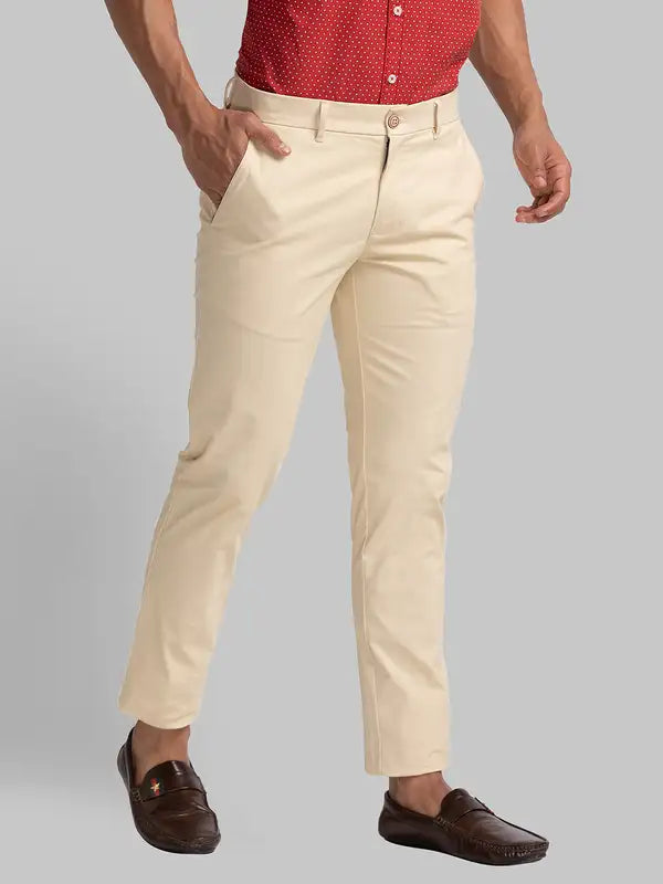 Men Lrt Fit Grey Trouser