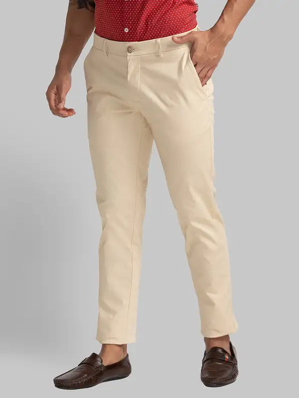 Men Lrt Fit Grey Trouser