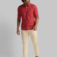 Men Lrt Fit Grey Trouser