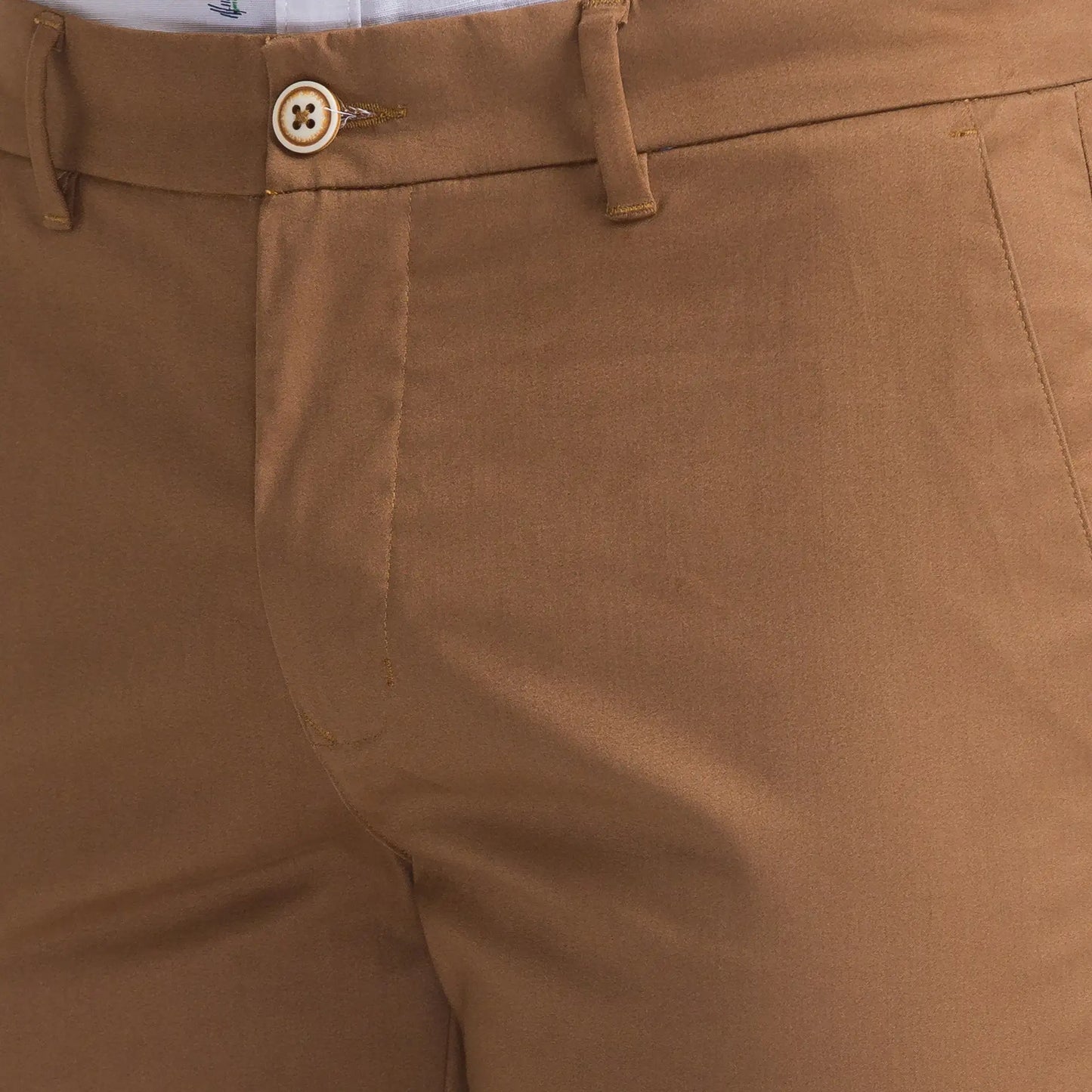 Men Tapered Fit Grey Trouser