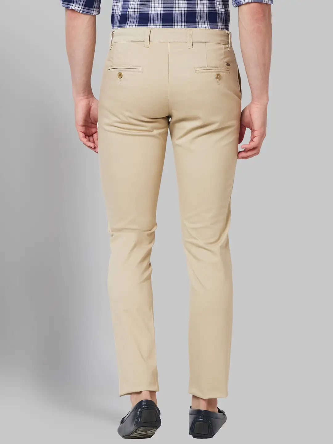 Men Lrt Fit Khaki Trouser