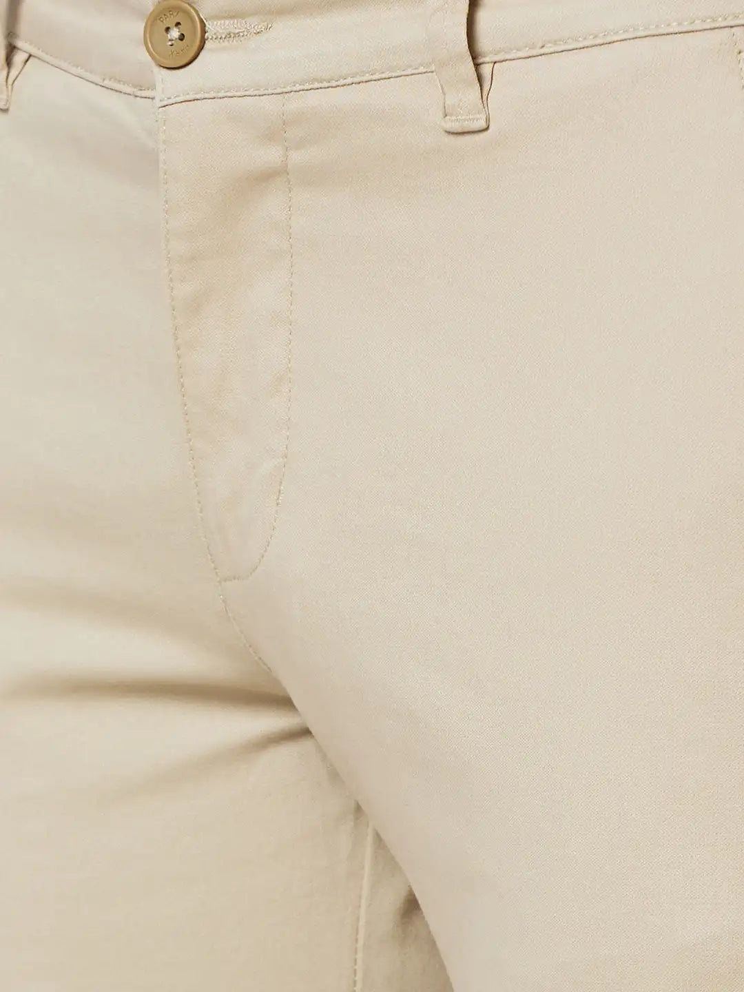 Men Lrt Fit Khaki Trouser