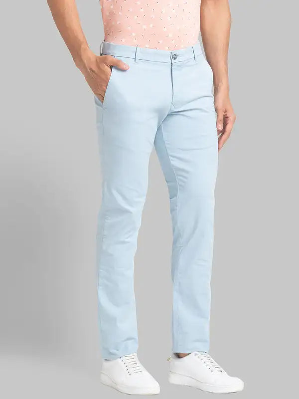 Men Lrt Fit Green Trouser