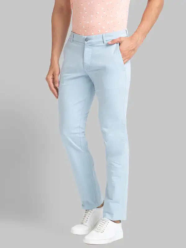 Men Lrt Fit Green Trouser