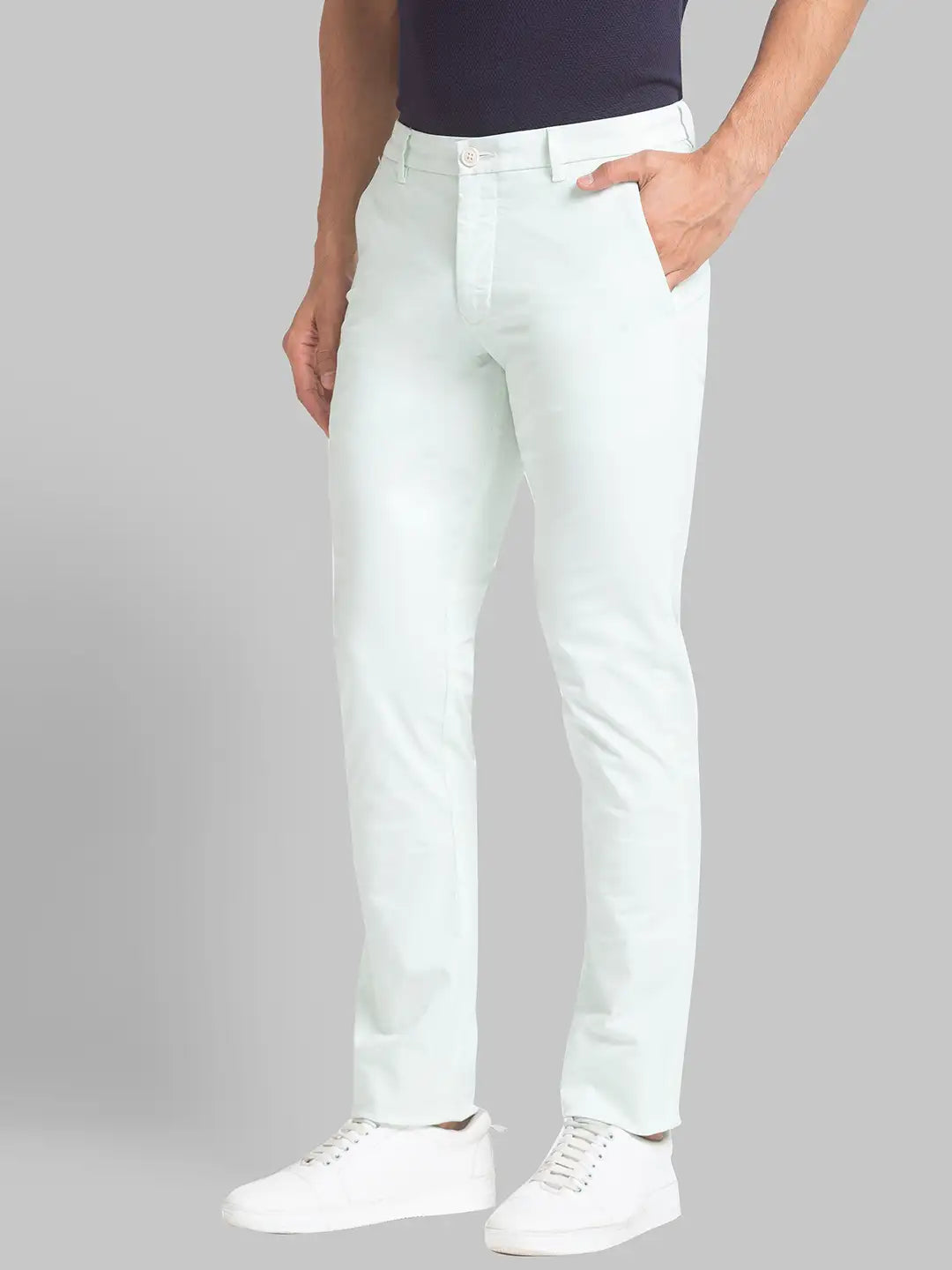Men  Blue TROUSER