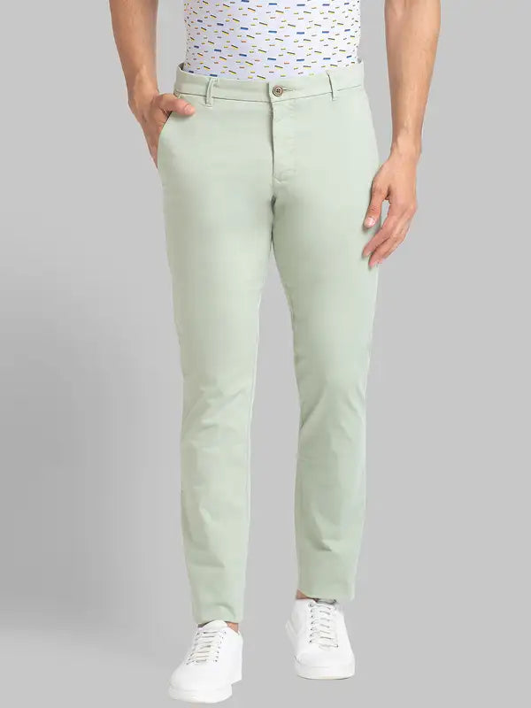 Men Lrt Fit Yellow Trouser