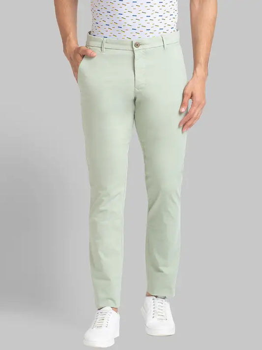 Men Lrt Fit Yellow Trouser