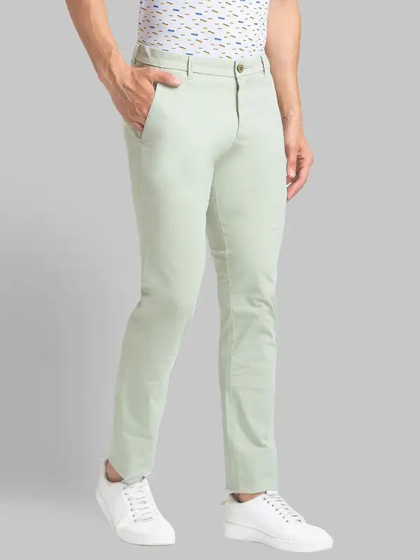 Men Lrt Fit Yellow Trouser