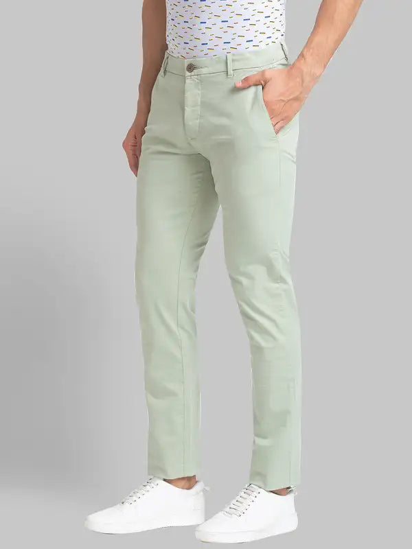 Men Lrt Fit Yellow Trouser