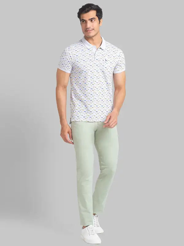 Men Lrt Fit Yellow Trouser