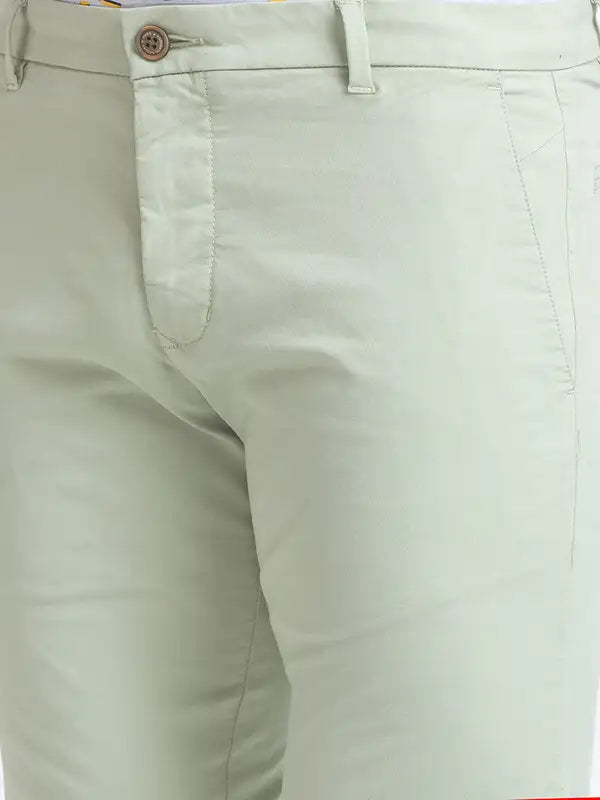 Men Lrt Fit Yellow Trouser
