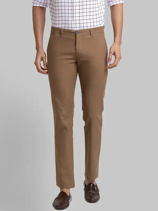 Men Lrt Fit Black Trouser