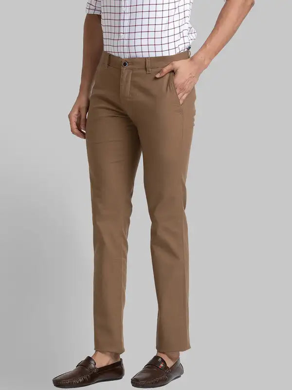 Men Lrt Fit Black Trouser