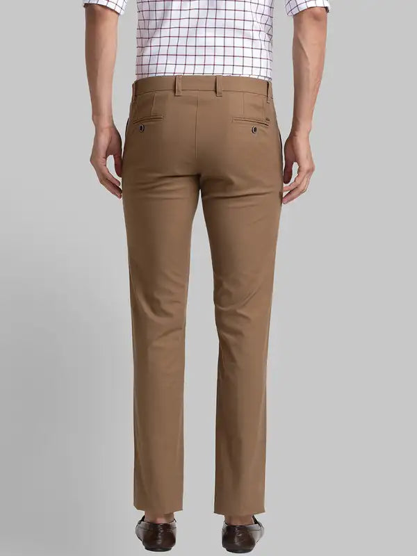 Men Lrt Fit Black Trouser