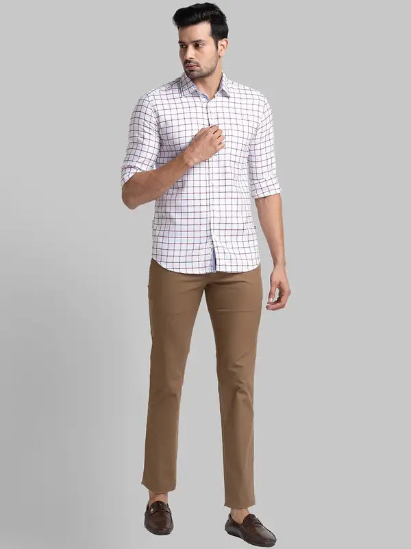 Men Lrt Fit Black Trouser