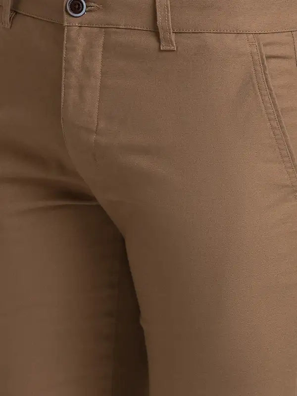 Men Lrt Fit Black Trouser