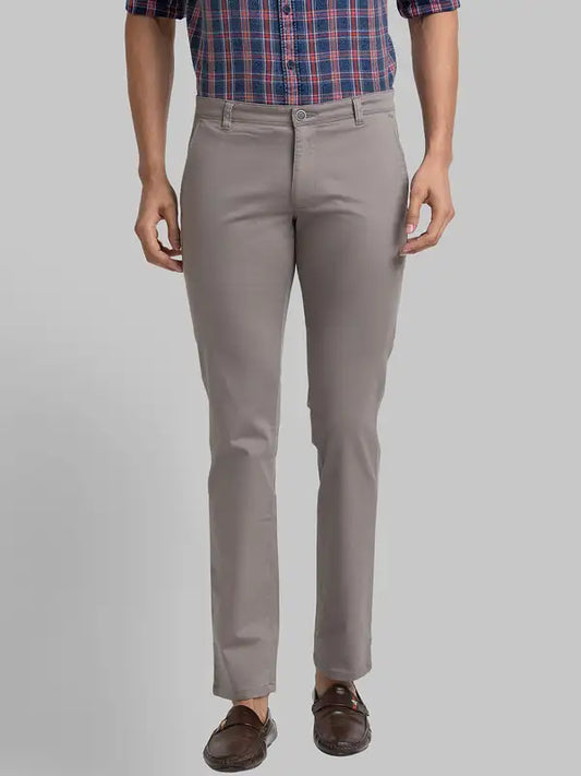 Men Lrt Fit Brown Trouser
