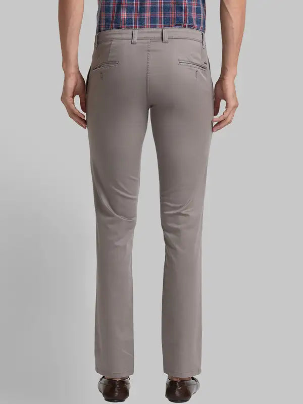 Men Lrt Fit Brown Trouser