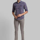 Men Lrt Fit Brown Trouser