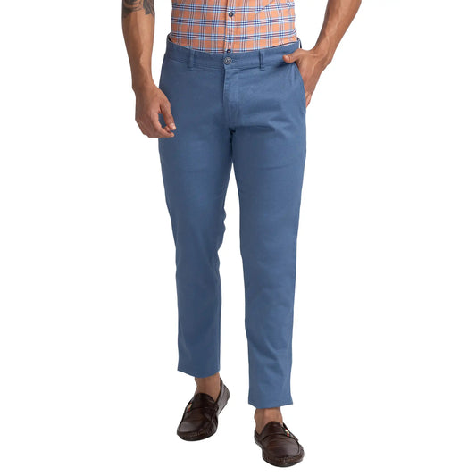Men Tapered Fit Red Trouser