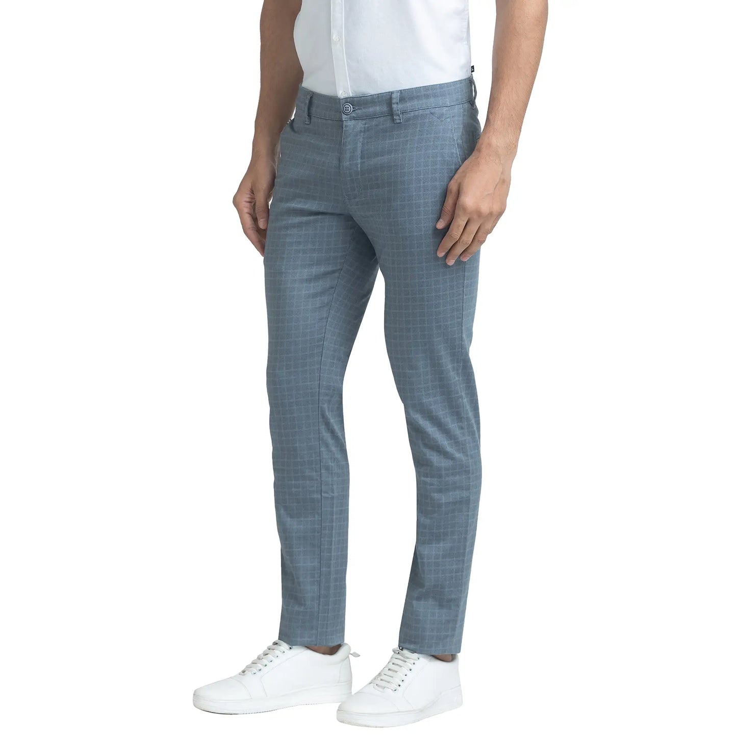 Men Tapered Fit Black Trouser