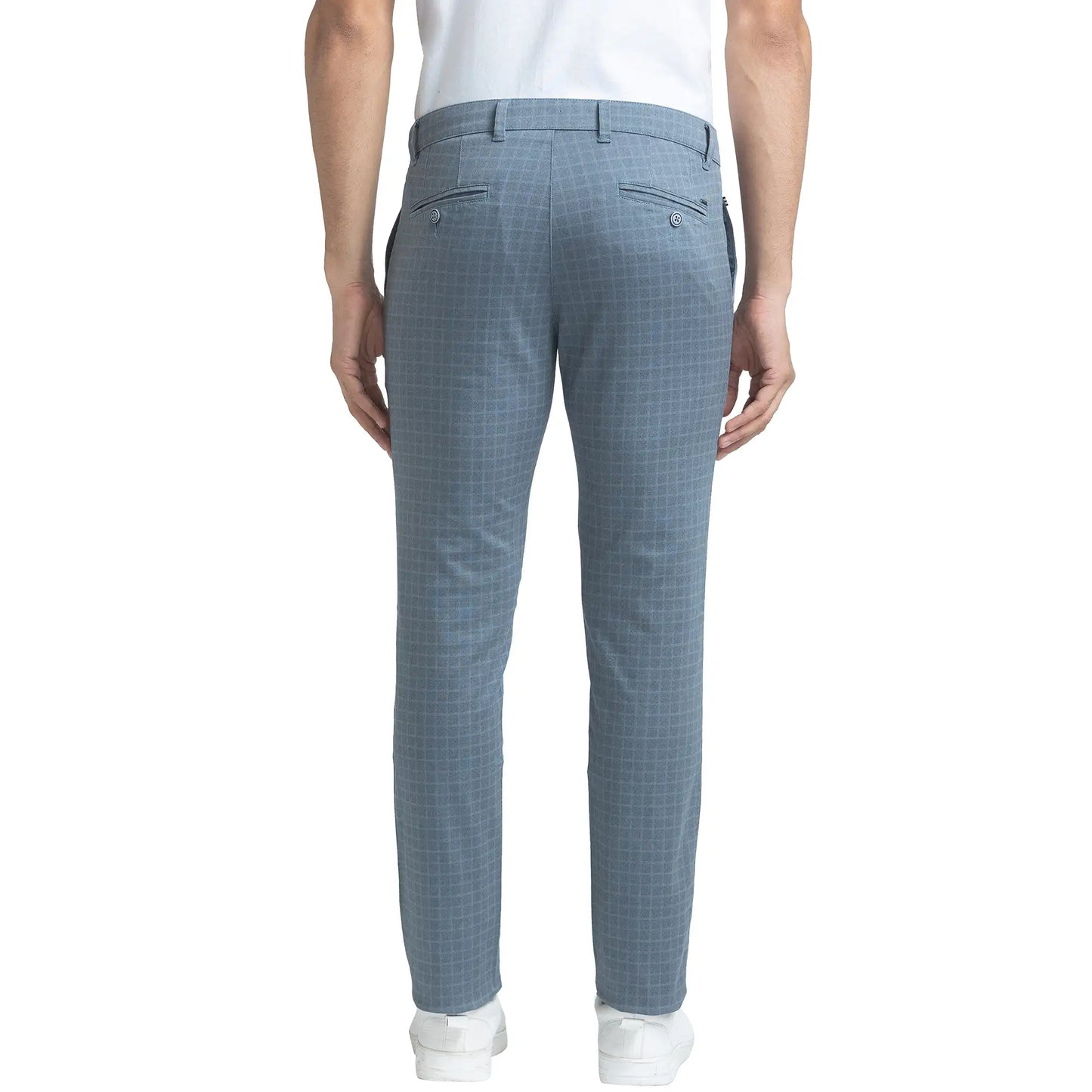 Men Tapered Fit Black Trouser