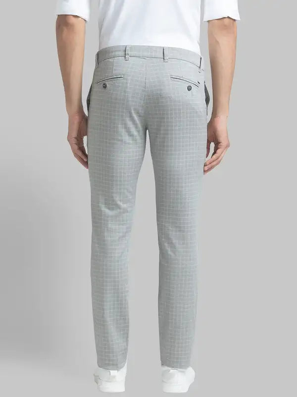 Men Lrt Fit Blue Trouser