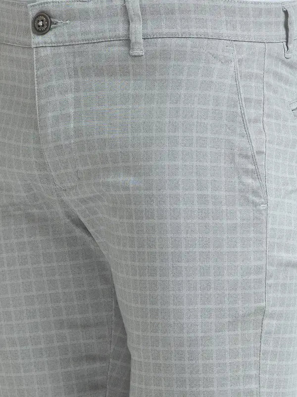 Men Lrt Fit Blue Trouser