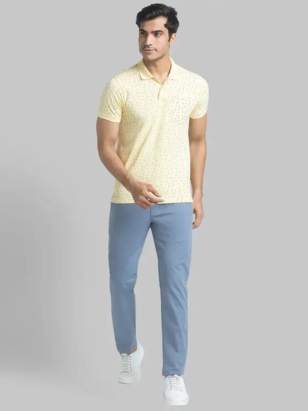 Men Lrt Fit Khaki Trouser