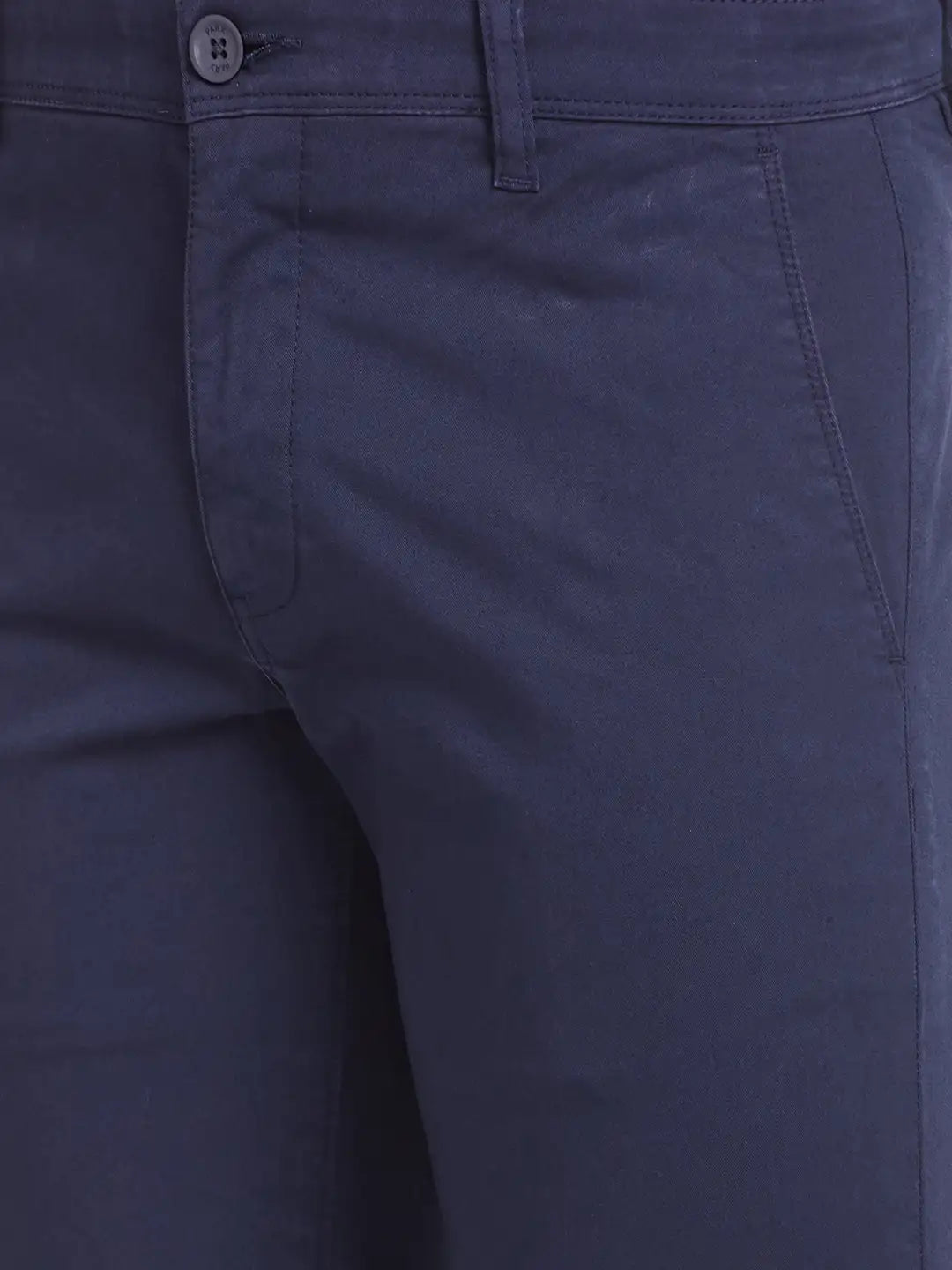Men Lrt Fit Black Trouser
