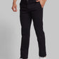 Men Low Rise Tapered Fit Green Trouser
