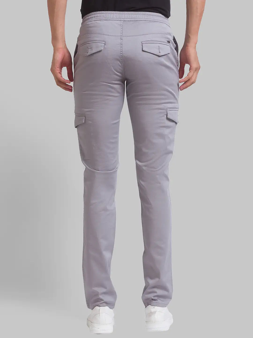 Men Tapered Fit Brown Chinos & Trouser