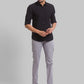 Men Tapered Fit Brown Chinos & Trouser