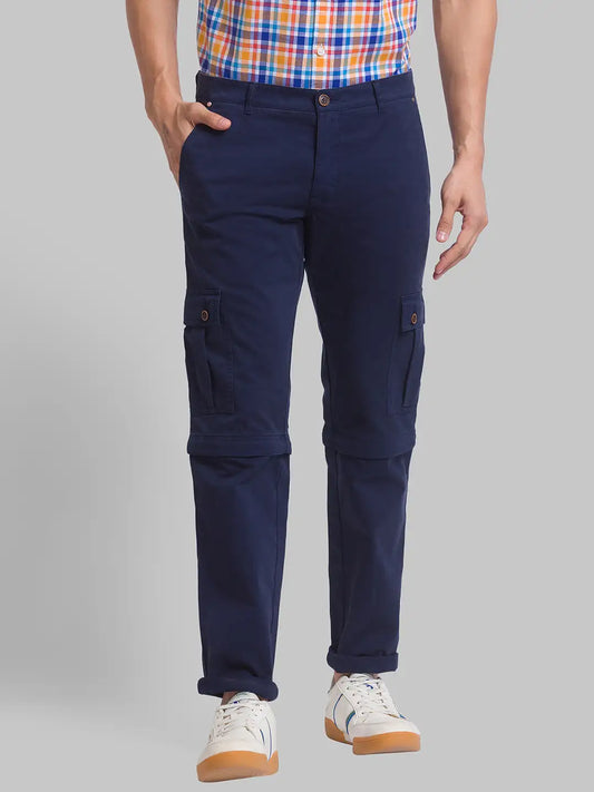 Men Tapered Fit Green Chinos