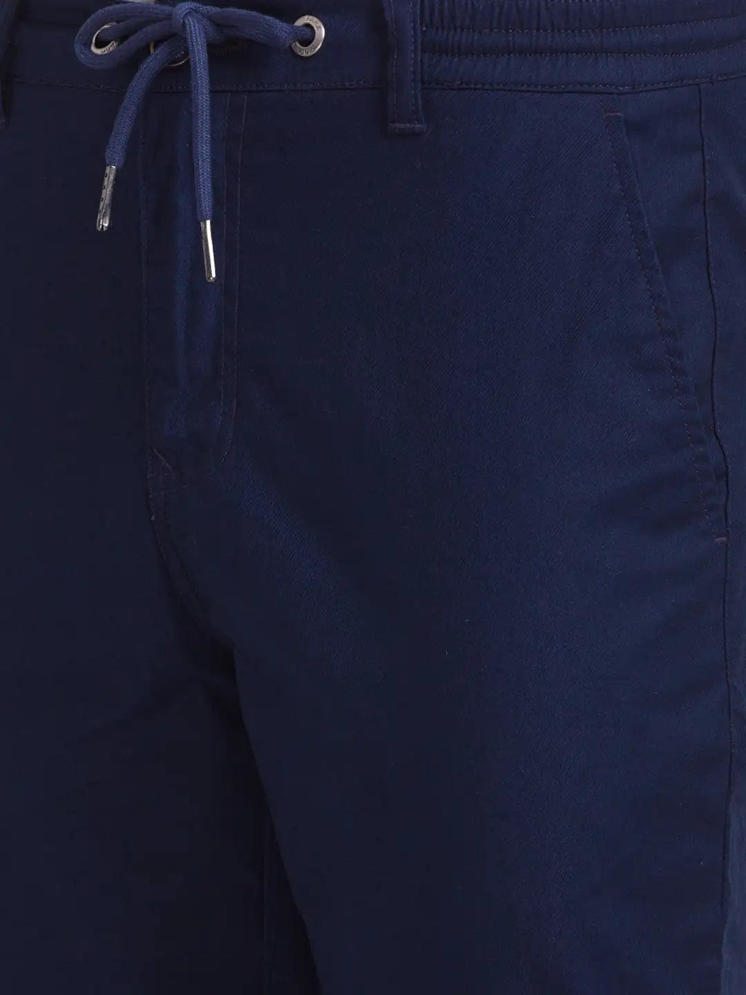 Men Regular Fit Black Trouser