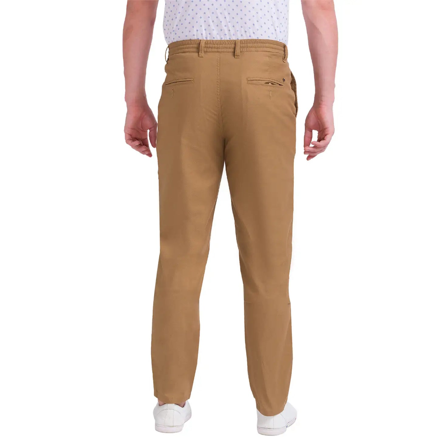 Men Regular Fit Blue Chinos