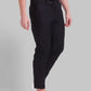 Men Regular Fit Black Trouser