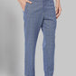 Men Slim Fit Fawn Trouser