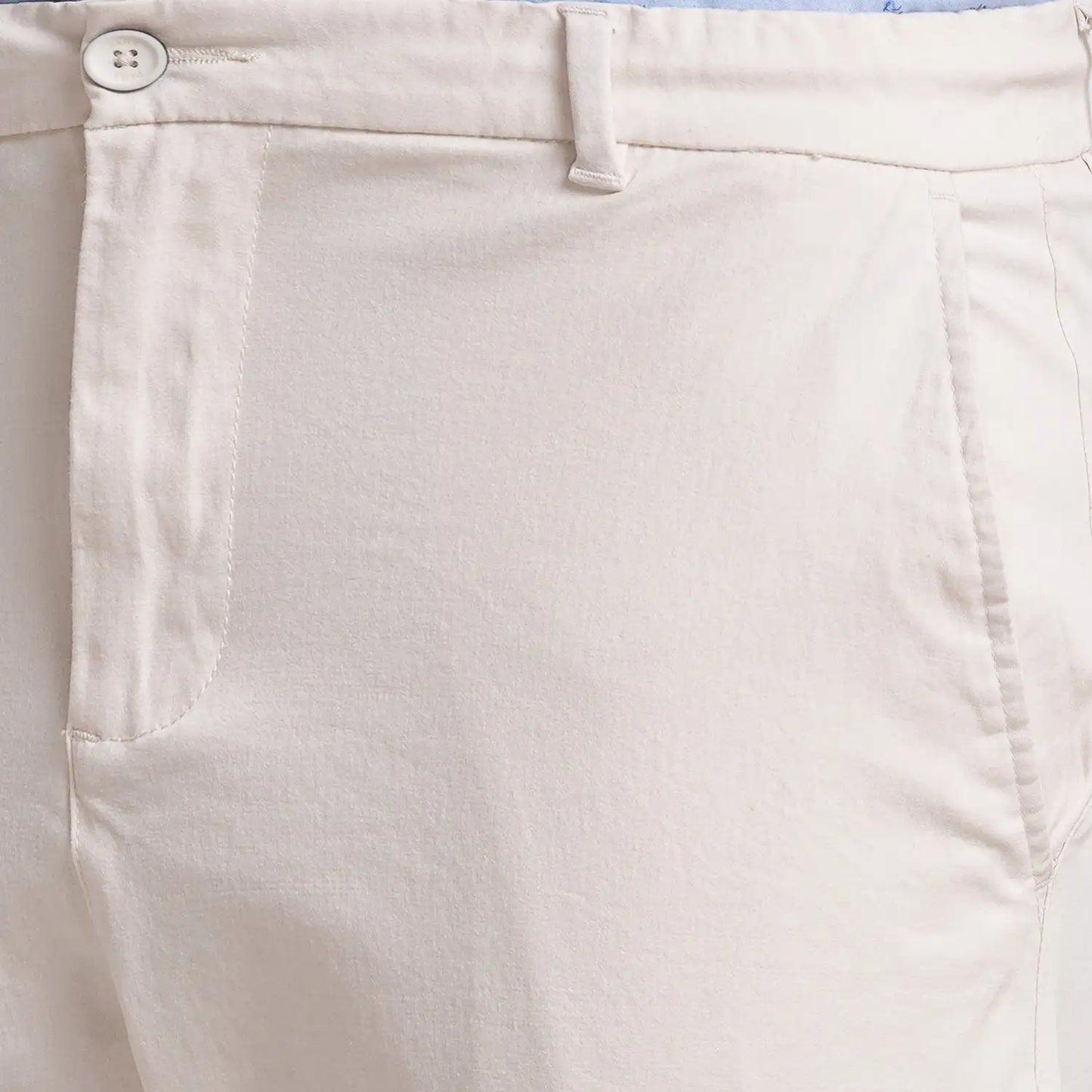 Men Carrot Fit Khaki Trouser