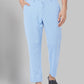Men Carrot Fit Blue Trouser