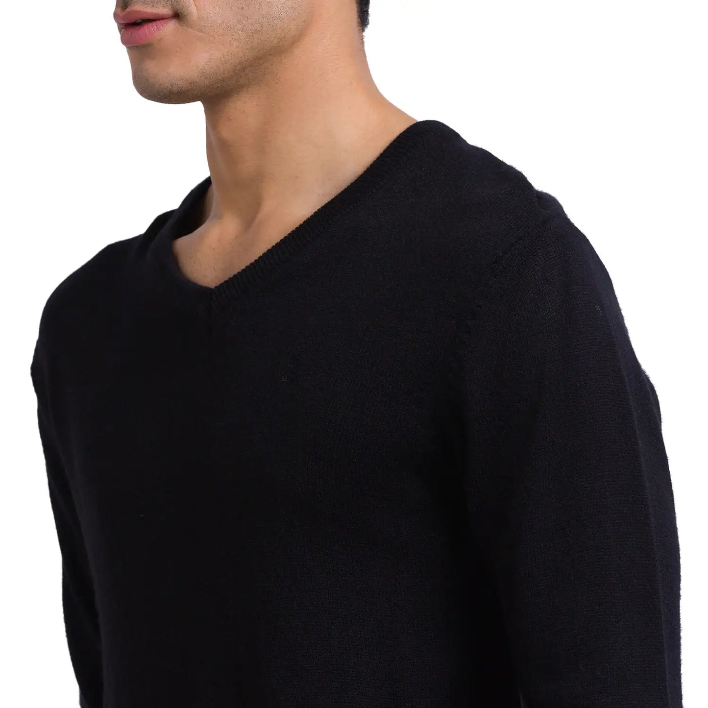 Men Regular Fit Maroon Sweater