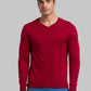 Men Regular Fit Blue Sweater