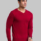 Men Regular Fit Blue Sweater