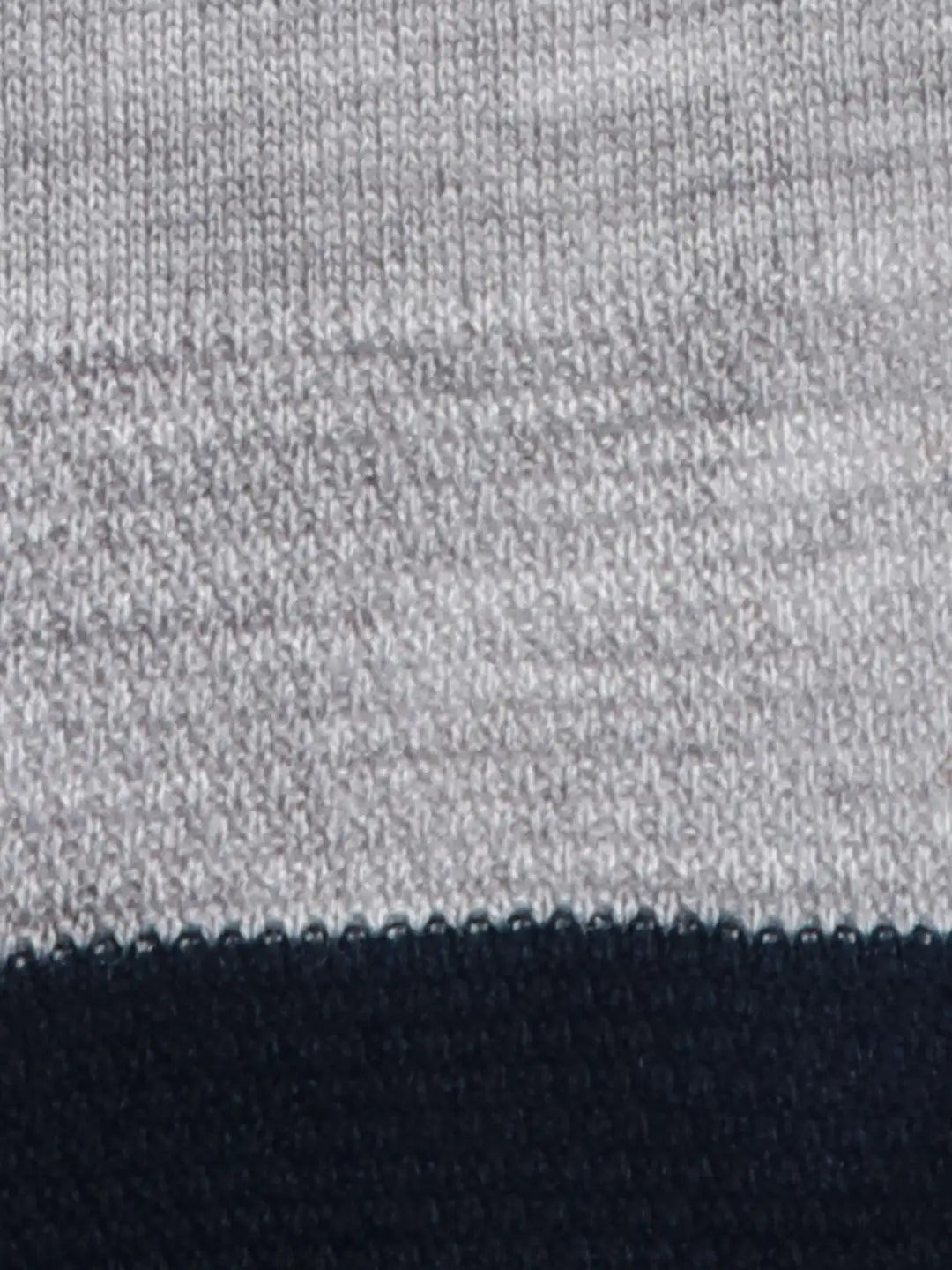 Parx Men Grey Solid Acrylic Full Sleeve V Neck Sweaters