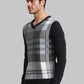 Men Regular Fit Blue Sweater