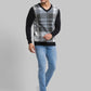 Men Regular Fit Blue Sweater