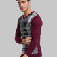 Men Slim Fit Blue Trouser