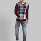 Men Slim Fit Blue Trouser