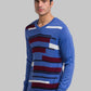 Men Regular Fit Grey Sweater